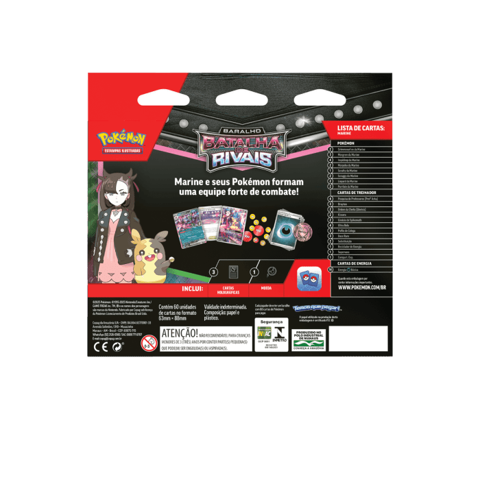(PT-BR) Pokémon Baralho Batalha de Rivais Marine - Imagem 3