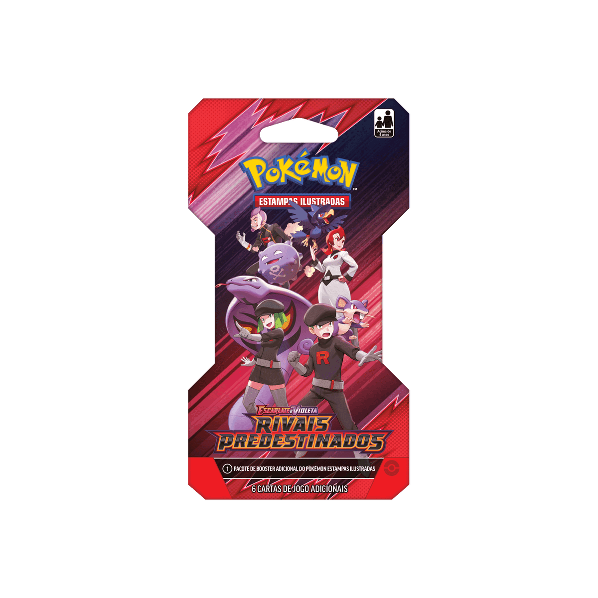 (PT-BR) Pokémon Blister Unitário Booster Rivais Predestinados