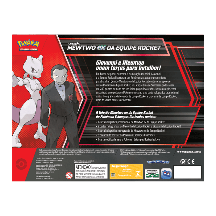 (PT-BR) Pokémon Box Mewtwo ex da Equipe Rocket - Imagem 2