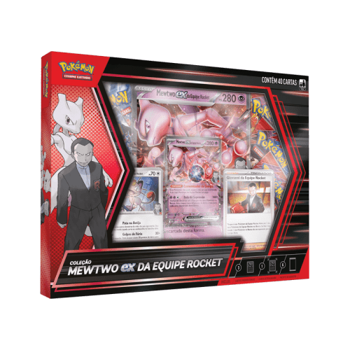 (PT-BR) Pokémon Box Mewtwo ex da Equipe Rocket