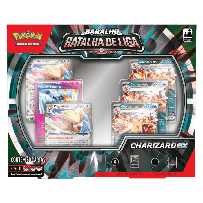 (PT-BR) Pokémon Baralho Batalha de Liga Charizard ex - Imagem 2