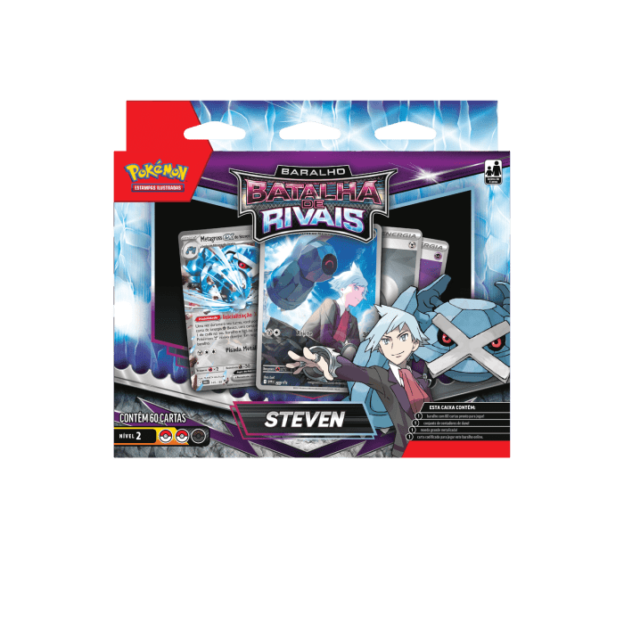 (PT-BR) Pokémon Baralho Batalha de Rivais Steven - Imagem 2