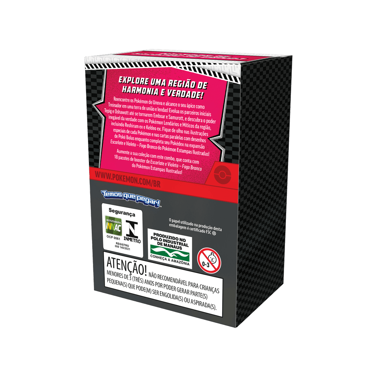 (PT-BR) Pokémon Combo De Booster Fogo Branco - Imagem 2