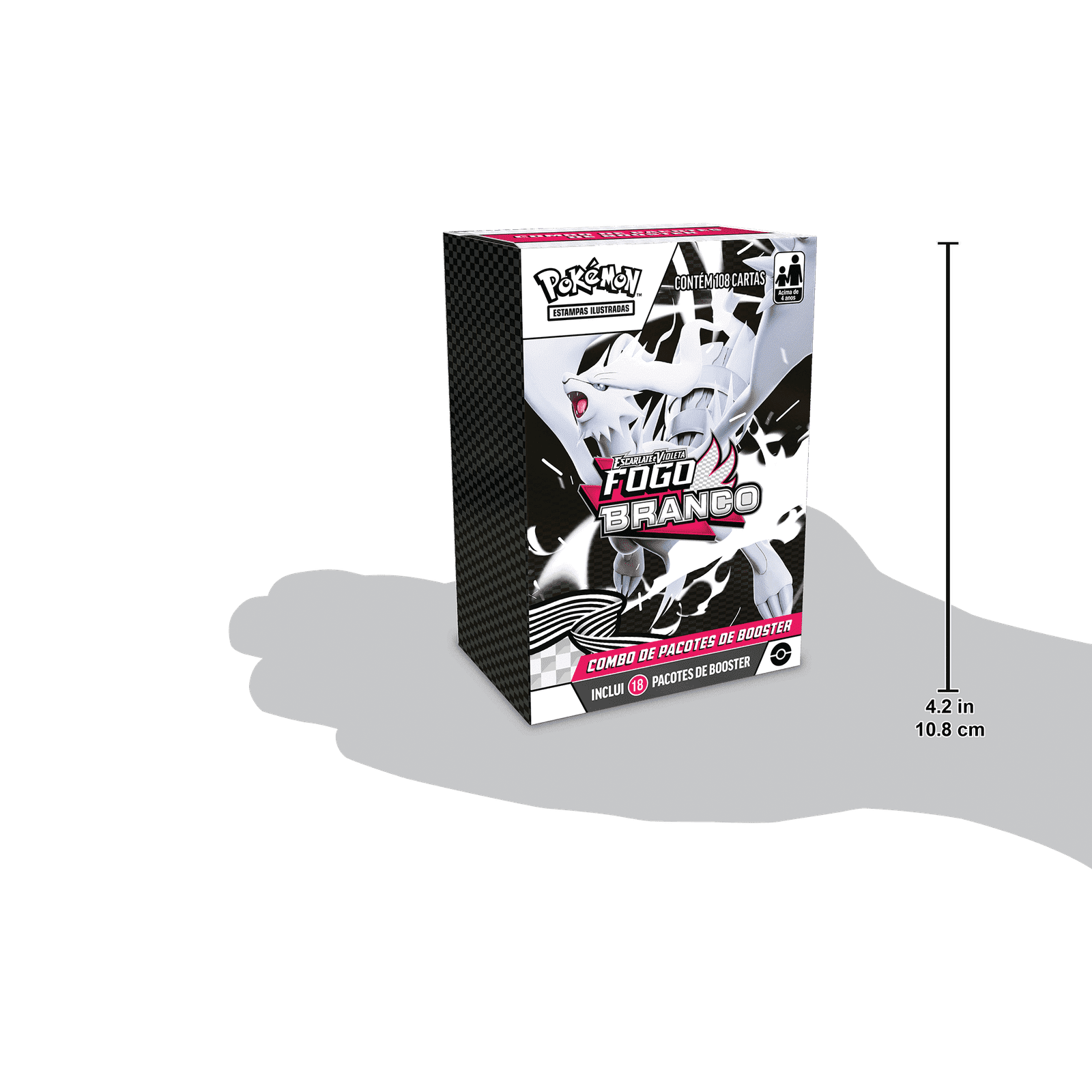 (PT-BR) Pokémon Combo De Booster Fogo Branco - Imagem 3