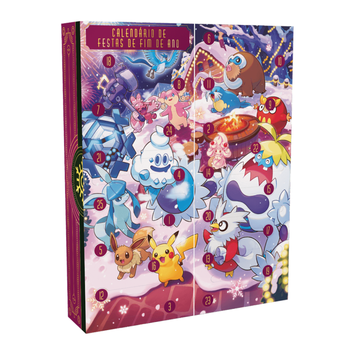 (PT-BR) Pokémon Calendário De Festas De Fim De Ano 2025 - Imagem 4