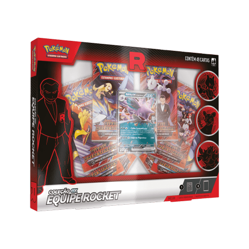 (PT-BR) Pokémon Box Coleção Equipe Rocket Nidoking Ex