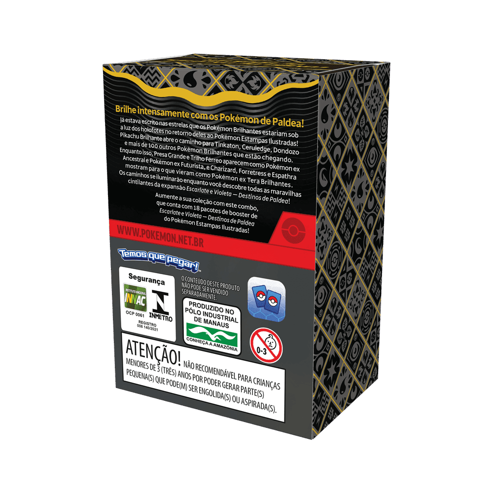 (PT-BR) Pokémon Combo De Booster Destinos de Paldea - Imagem 2