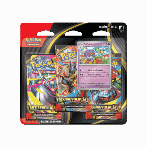 (PT-BR) Pokémon Blister Triplo Mega Evolução Drifblim