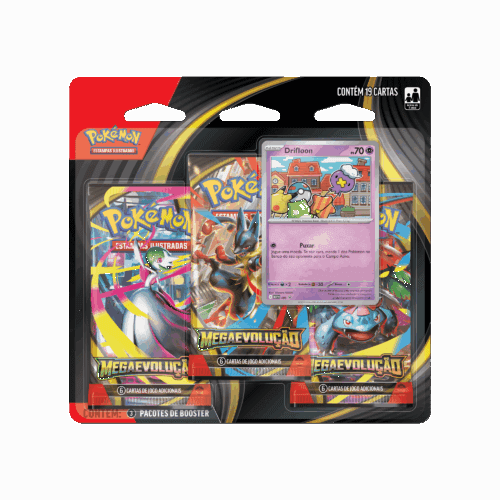 (PT-BR) Pokémon Blister Triplo Mega Evolução Drifloon