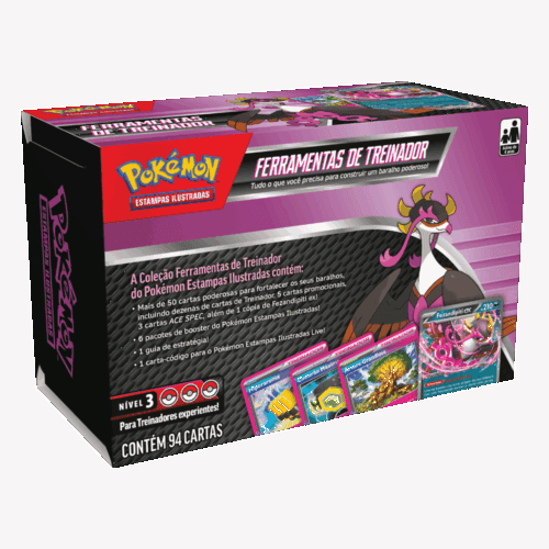 (PT-BR) Pokémon Ferramentas do Treinador 2025 Fezandipiti Ex [PRÉ-VENDA]