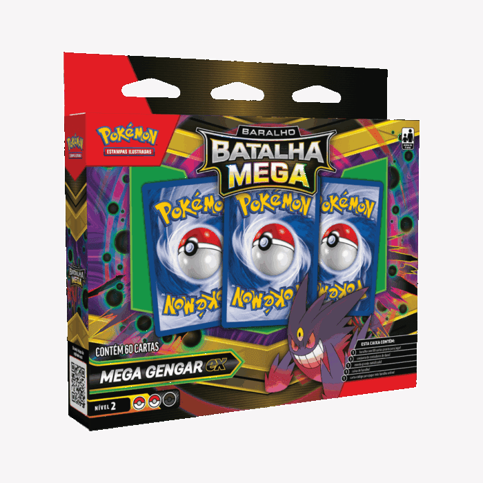 (PT-BR) Pokémon Baralho Batalha Mega Gengar Ex [PRÉ-VENDA]