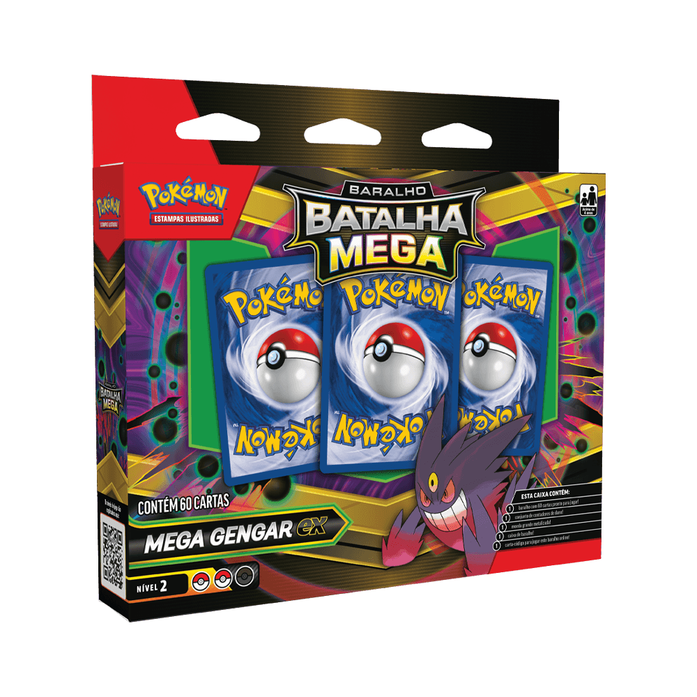 (PT-BR) Pokémon Baralho Batalha Mega Gengar Ex [PRÉ-VENDA]