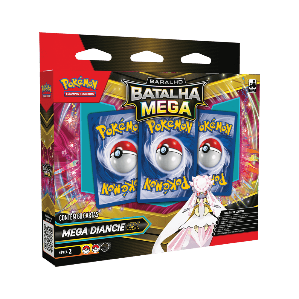 (PT-BR) Pokémon Baralho Batalha Mega Diancie Ex [PRÉ-VENDA]