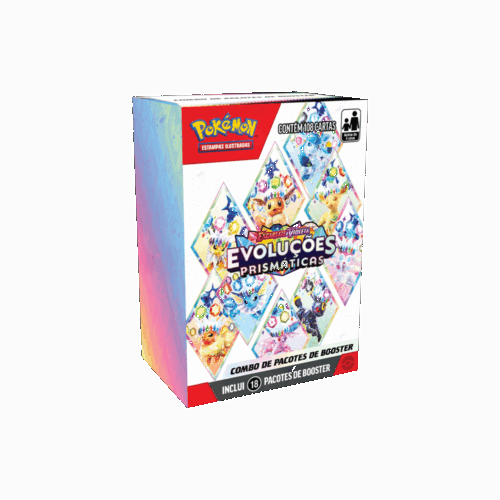 (PT-BR) Pokémon Combo De Booster Evoluções Prismáticas