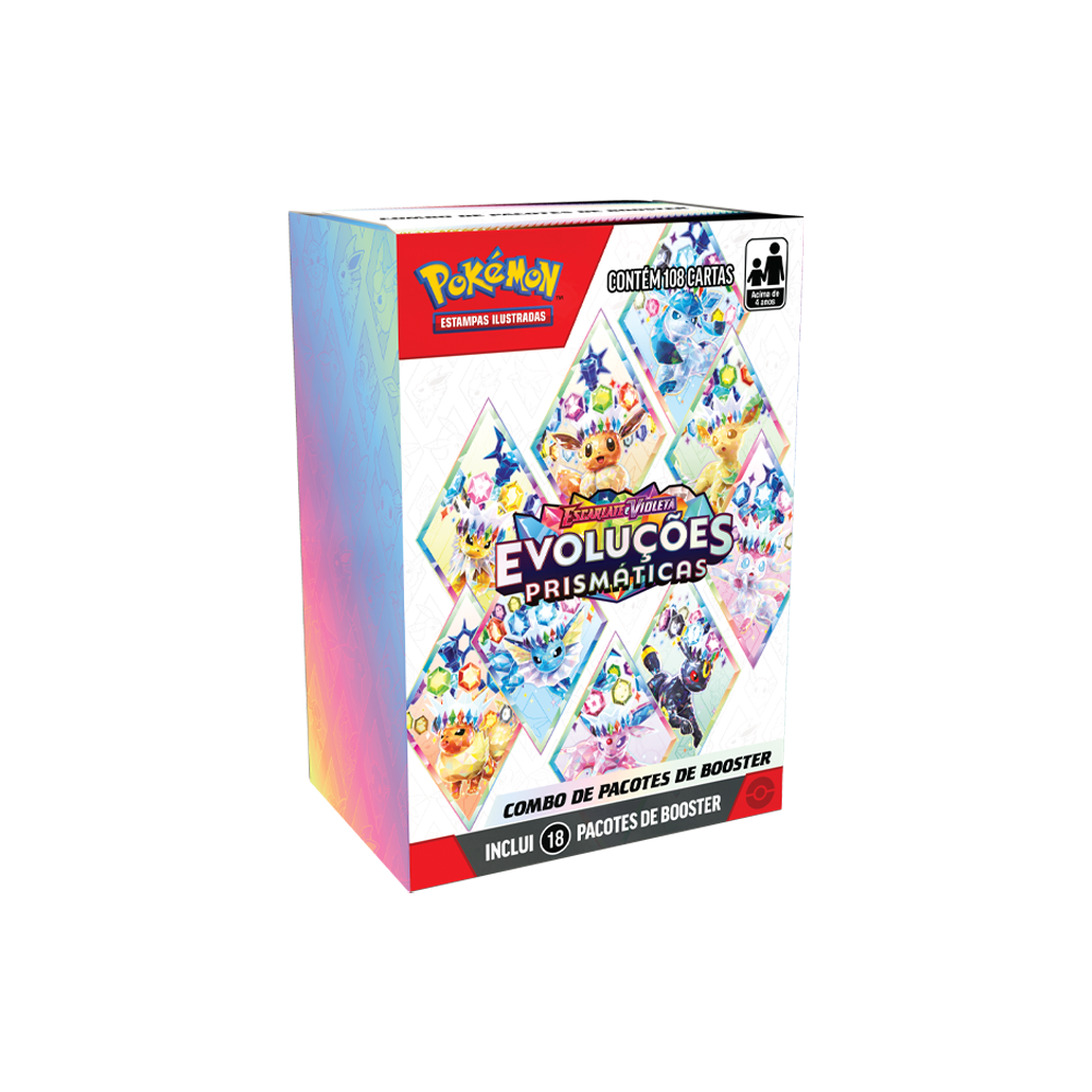 (PT-BR) Pokémon Combo De Booster Evoluções Prismáticas