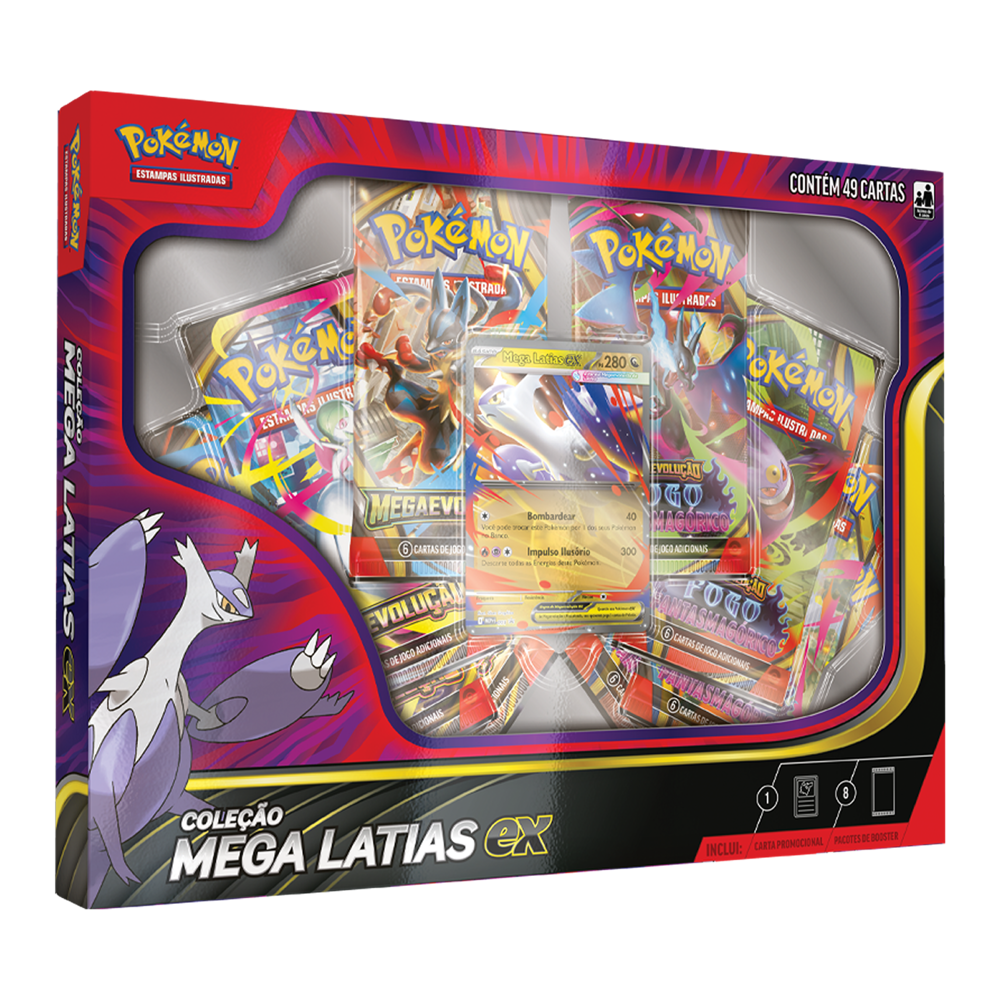 (PT-BR) Pokémon Box Coleção Mega Latias Ex