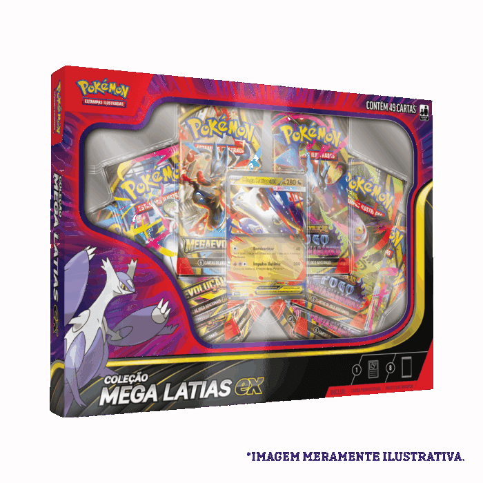 (PT-BR) Pokémon Box Coleção Mega Latias Ex - Imagem 2
