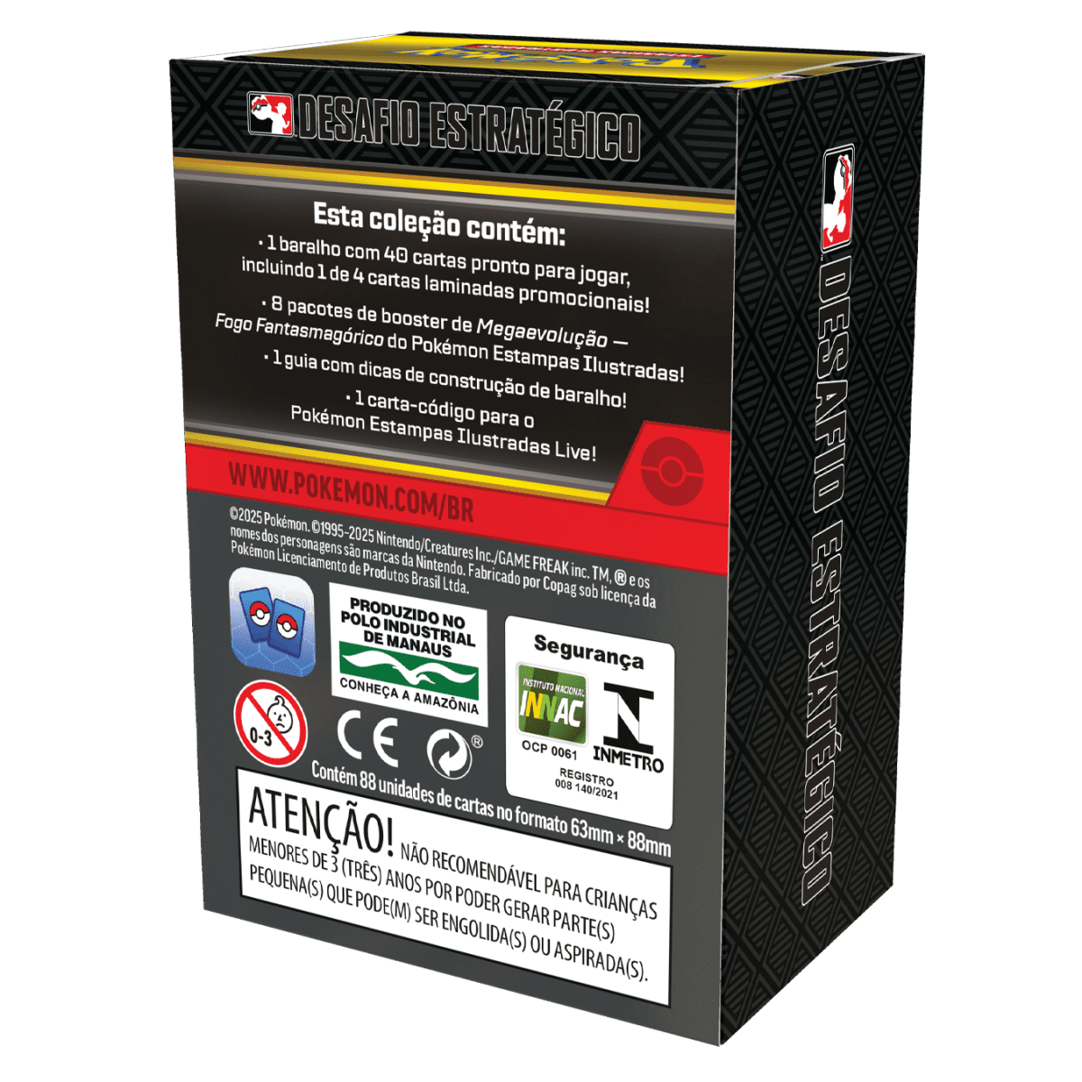 (PT-BR) Pokémon - Desafio Estratégico - Mega Evolução - Fogo Fantasmagórico - Imagem 2