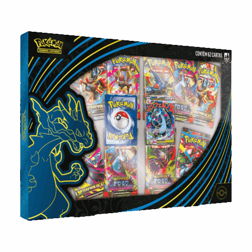 (PT-BR) Pokémon - Box Coleção - Mega Charizard X Ex