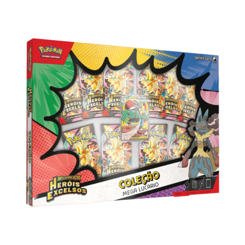 (PT-BR) Pokémon - Box Coleção - Heróis Excelsos - Mega Lucario