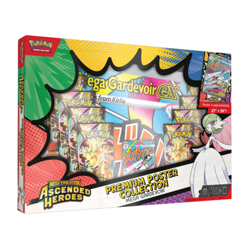 (ING) Pokémon - Caixa Coleção Pôster Premium - Heróis Excelsos - Mega Gardevoir