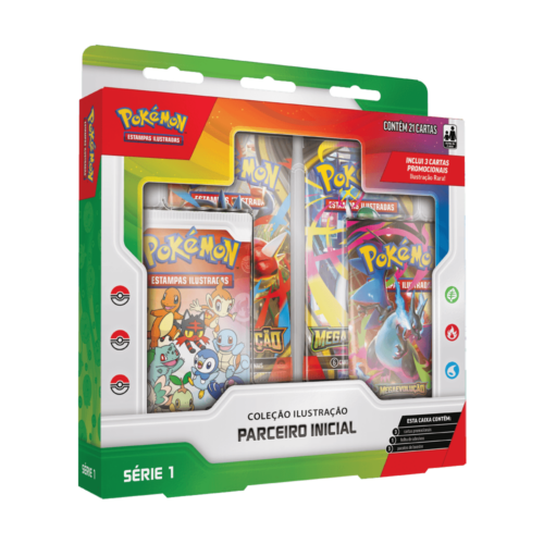 (PT-BR) Pokémon - Box Coleção Ilustração - Parceiro Inicial - Série 1