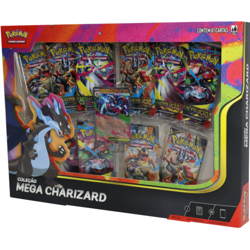 (PT-BR) Pokémon - Box Coleção - Mega Charizard X