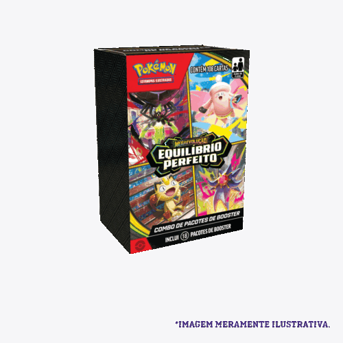 (PT-BR) Pokémon - Combo De Booster - Mega Evolução - Equilíbrio Perfeito